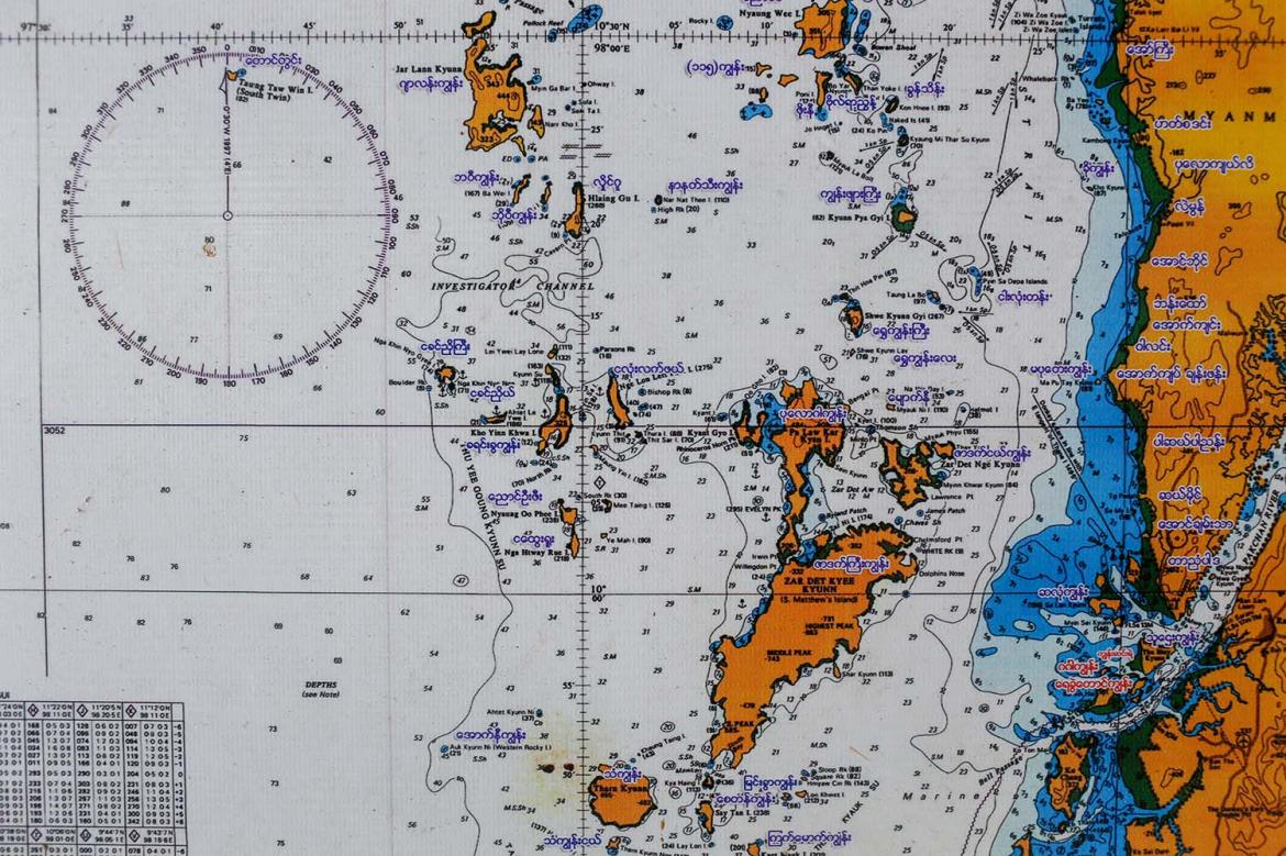 Muiywek Map Tapping the tourism potential of the Myeik Archipelago | Frontier Myanmar