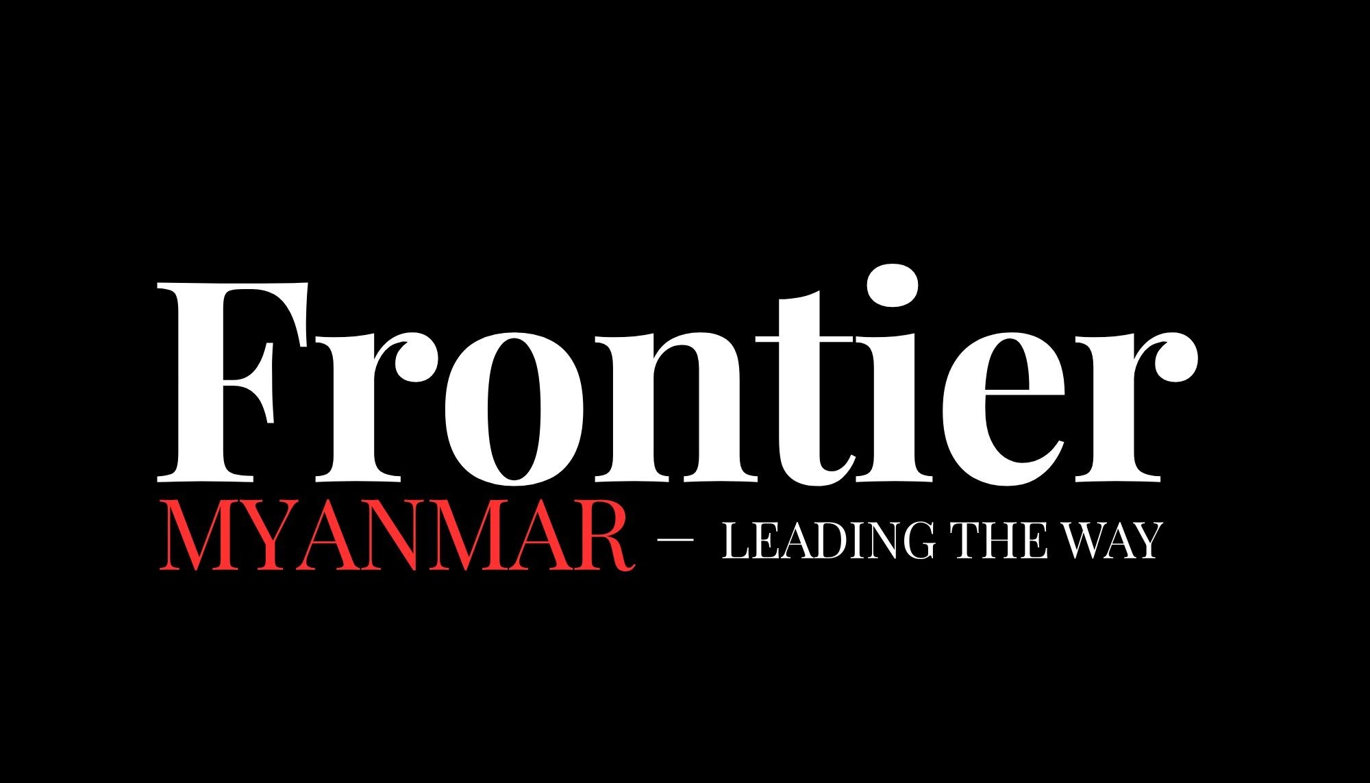 Frontier logo name image shown for the article